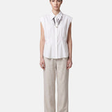 Blusa in 86 Lyocell 14 Poliestere Bianco