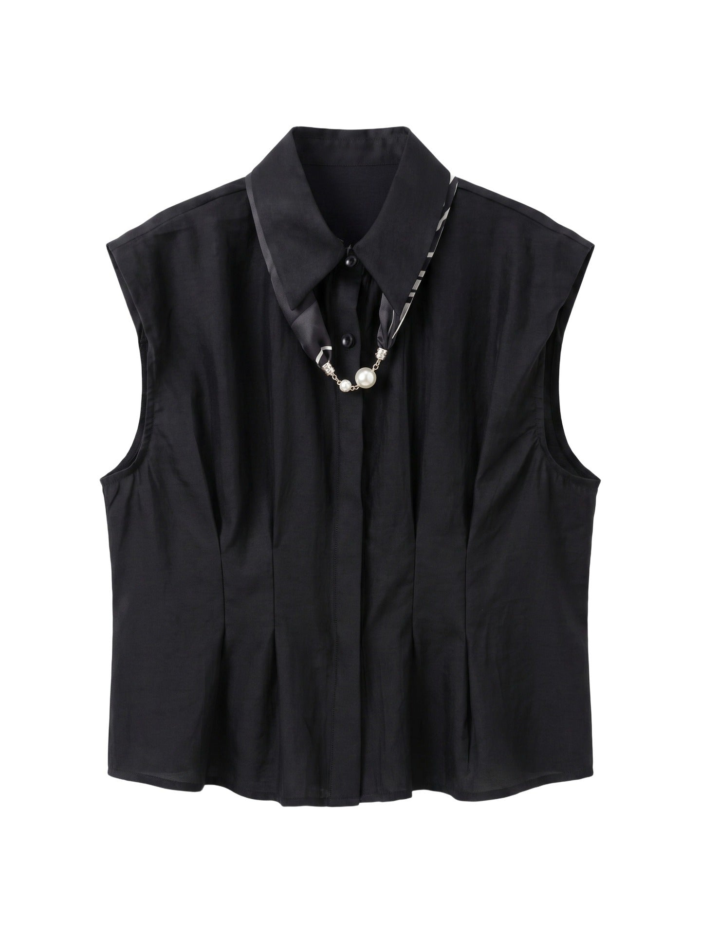 Blusa in 86 Lyocell 14 Poliestere Nero