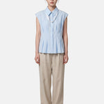 Blusa in 86 Lyocell 14 Poliestere Blu