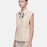 Blusa in 86 Lyocell 14 Poliestere Panna