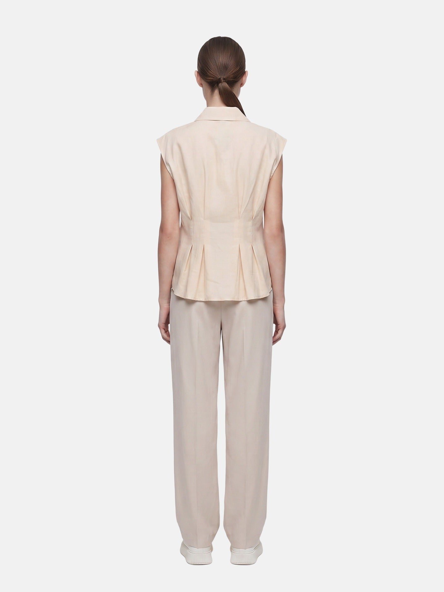 Blusa in 86 Lyocell 14 Poliestere Panna