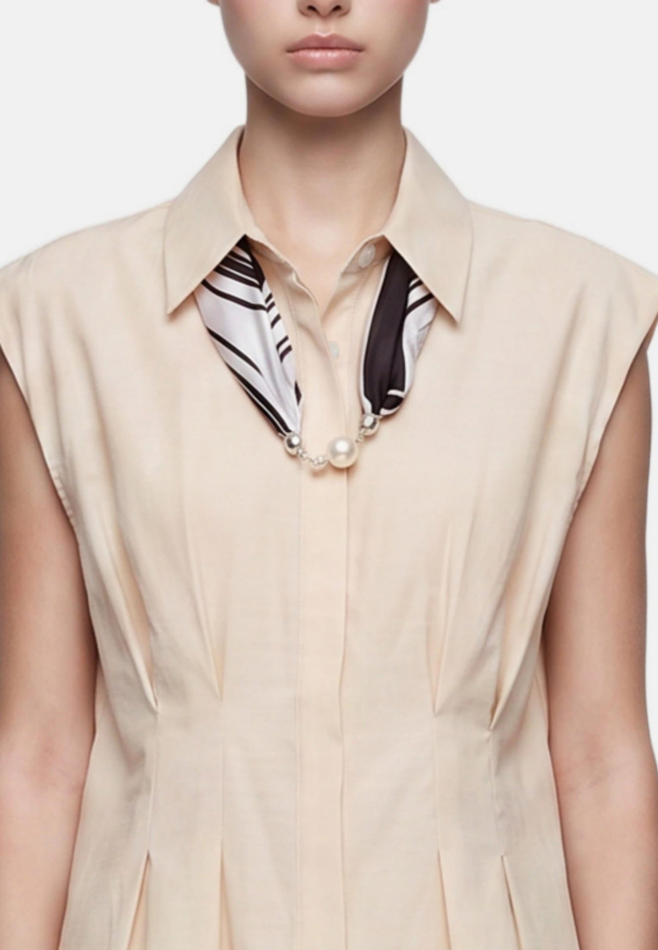 Blusa in 86 Lyocell 14 Poliestere Panna