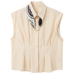 Blusa in 86 Lyocell 14 Poliestere Panna