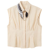 Blusa in 86 Lyocell 14 Poliestere Panna