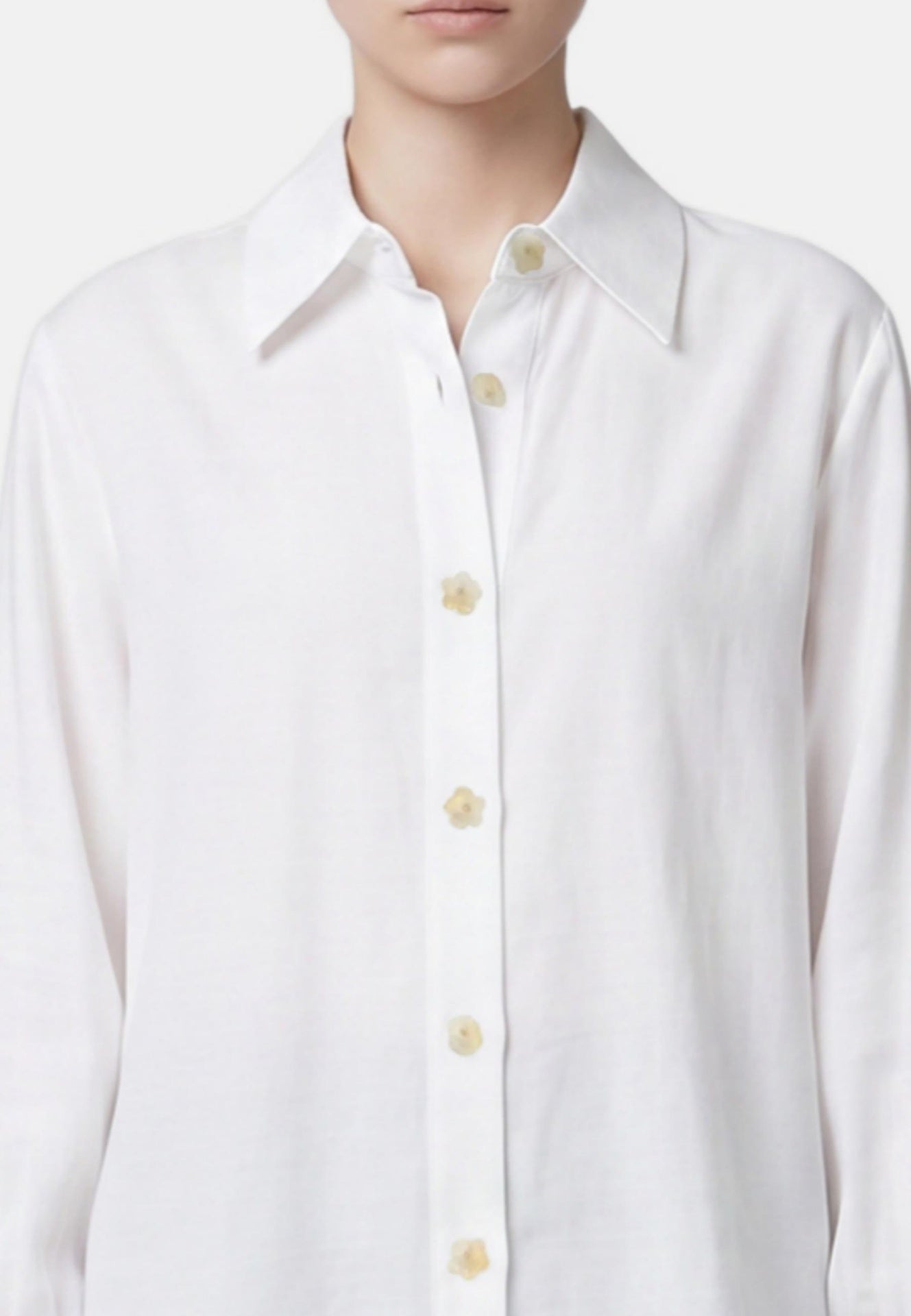 Blusa in 86 Lyocell 14 Poliestere Bianco