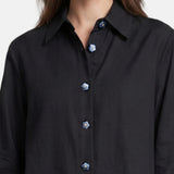 Blusa in 86 Lyocell 14 Poliestere Nero