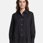 Blusa in 86 Lyocell 14 Poliestere Nero