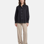Blusa in 86 Lyocell 14 Poliestere Nero