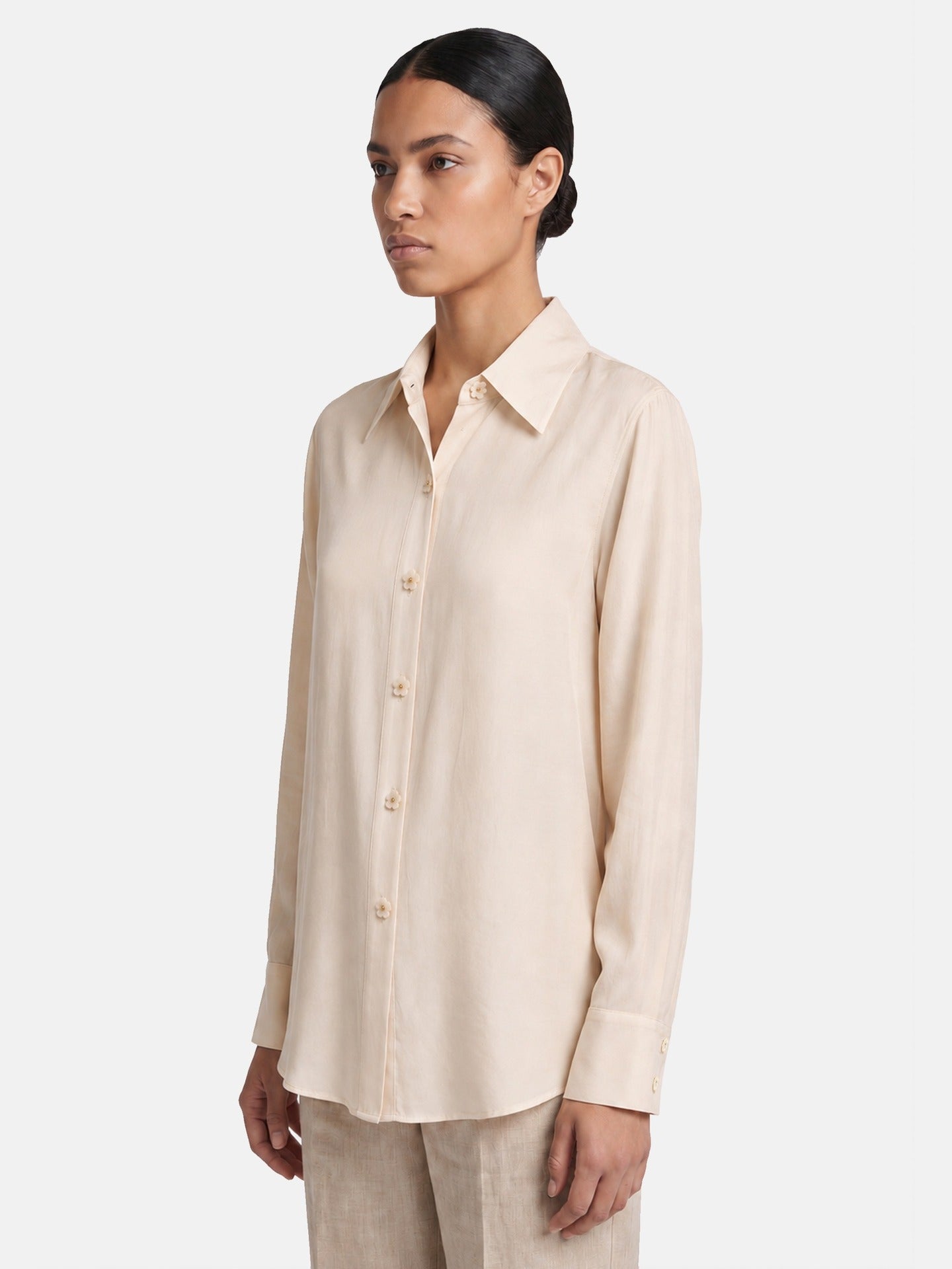 Blusa in 86 Lyocell 14 Poliestere Panna