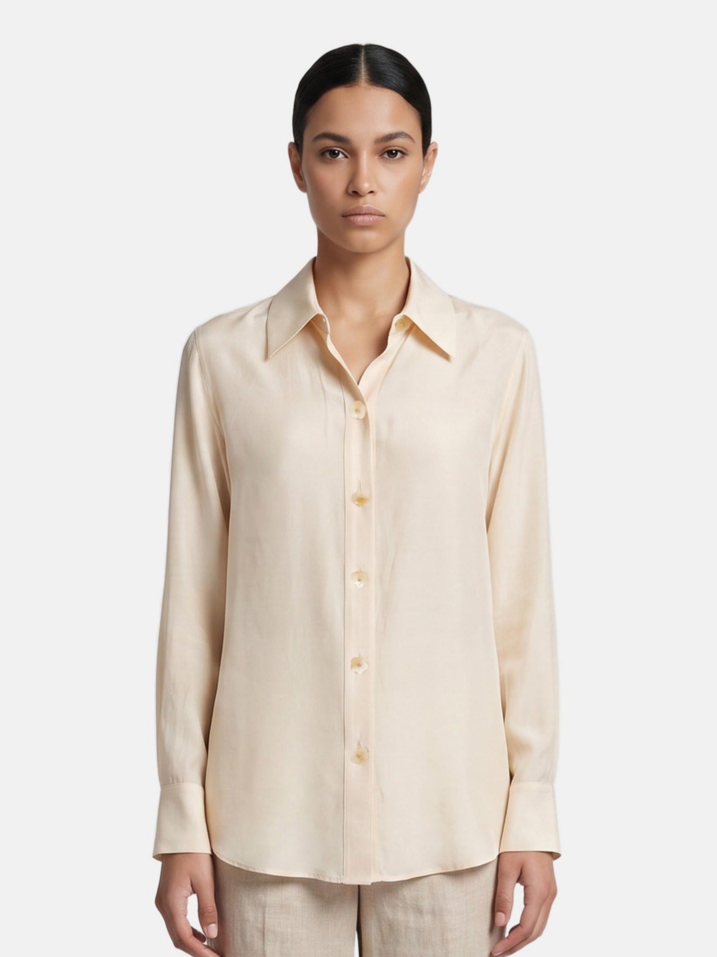 Blusa in 86 Lyocell 14 Poliestere Panna