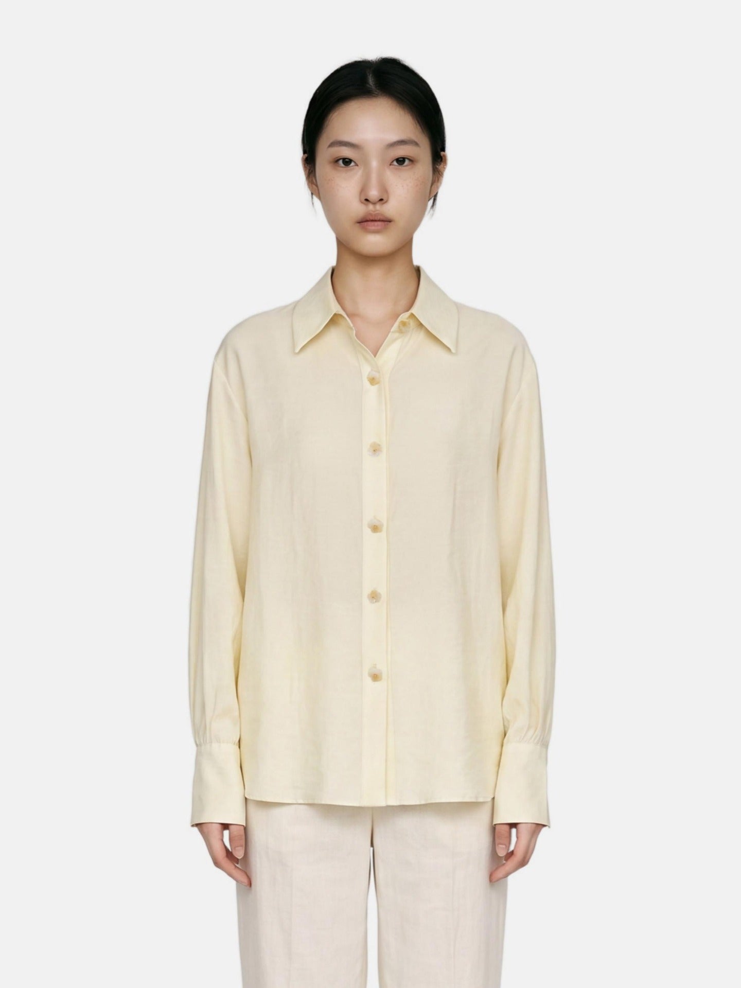 Blusa in 86 Lyocell 14 Poliestere Giallo