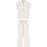 Completo in Lyocell Bianco