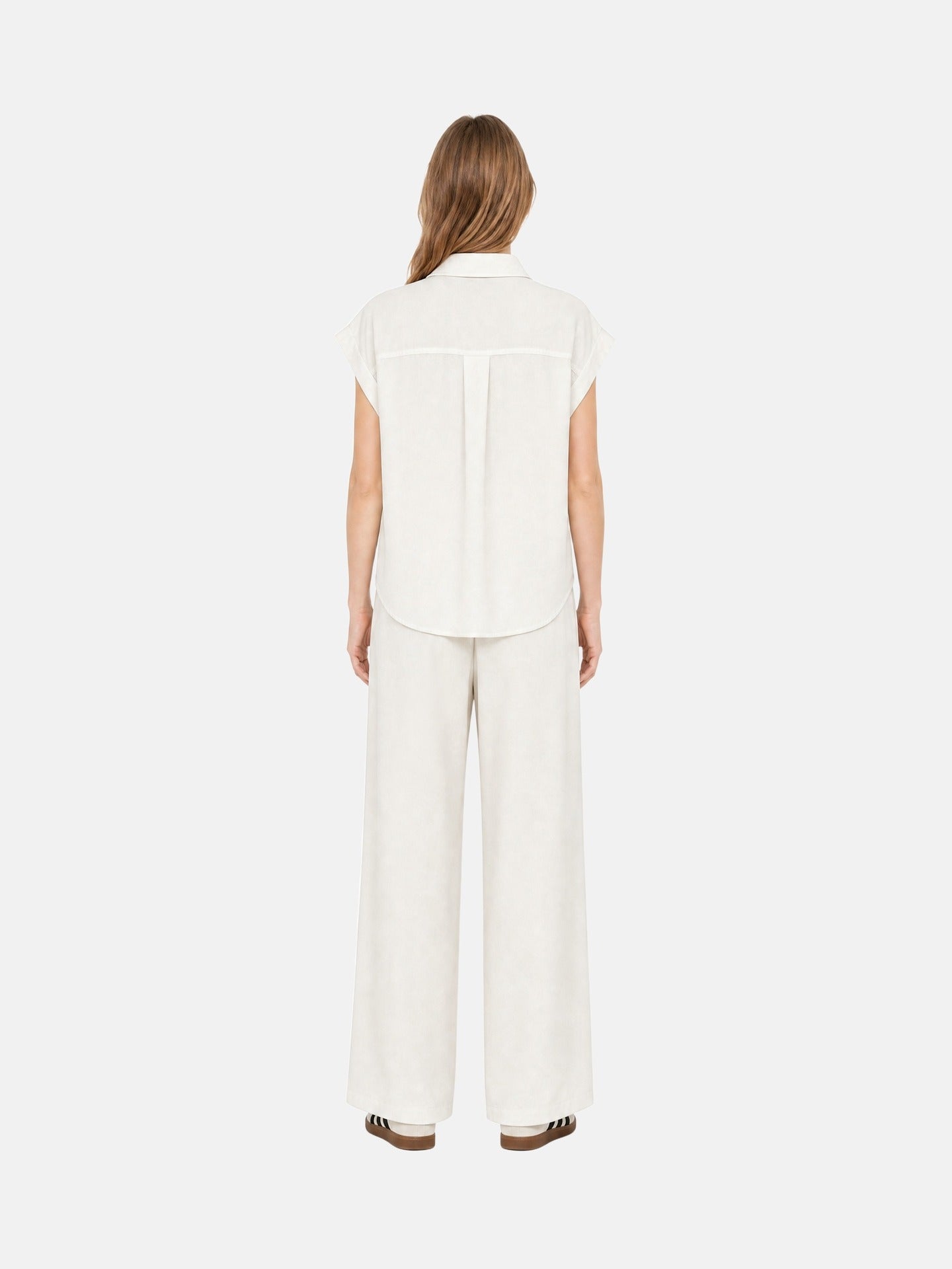 Completo in Lyocell Bianco