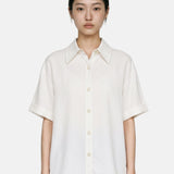 Blusa in Lyocell Bianco