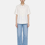 Blusa in Lyocell Bianco