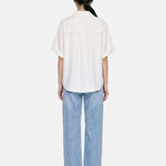 Blusa in Lyocell Bianco