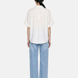 Blusa in Lyocell Bianco