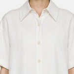 Blusa in Lyocell Bianco