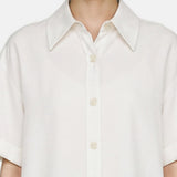Blusa in Lyocell Bianco