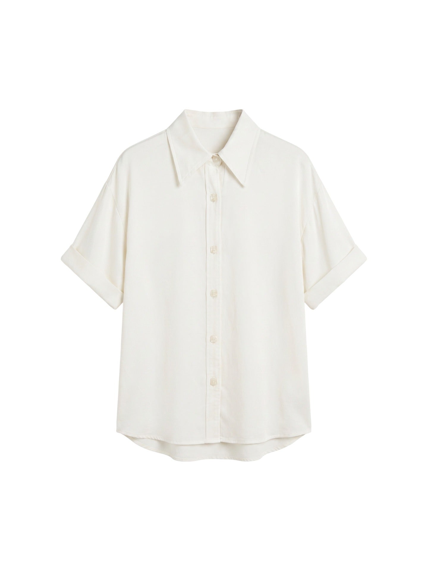 Blusa in Lyocell Bianco