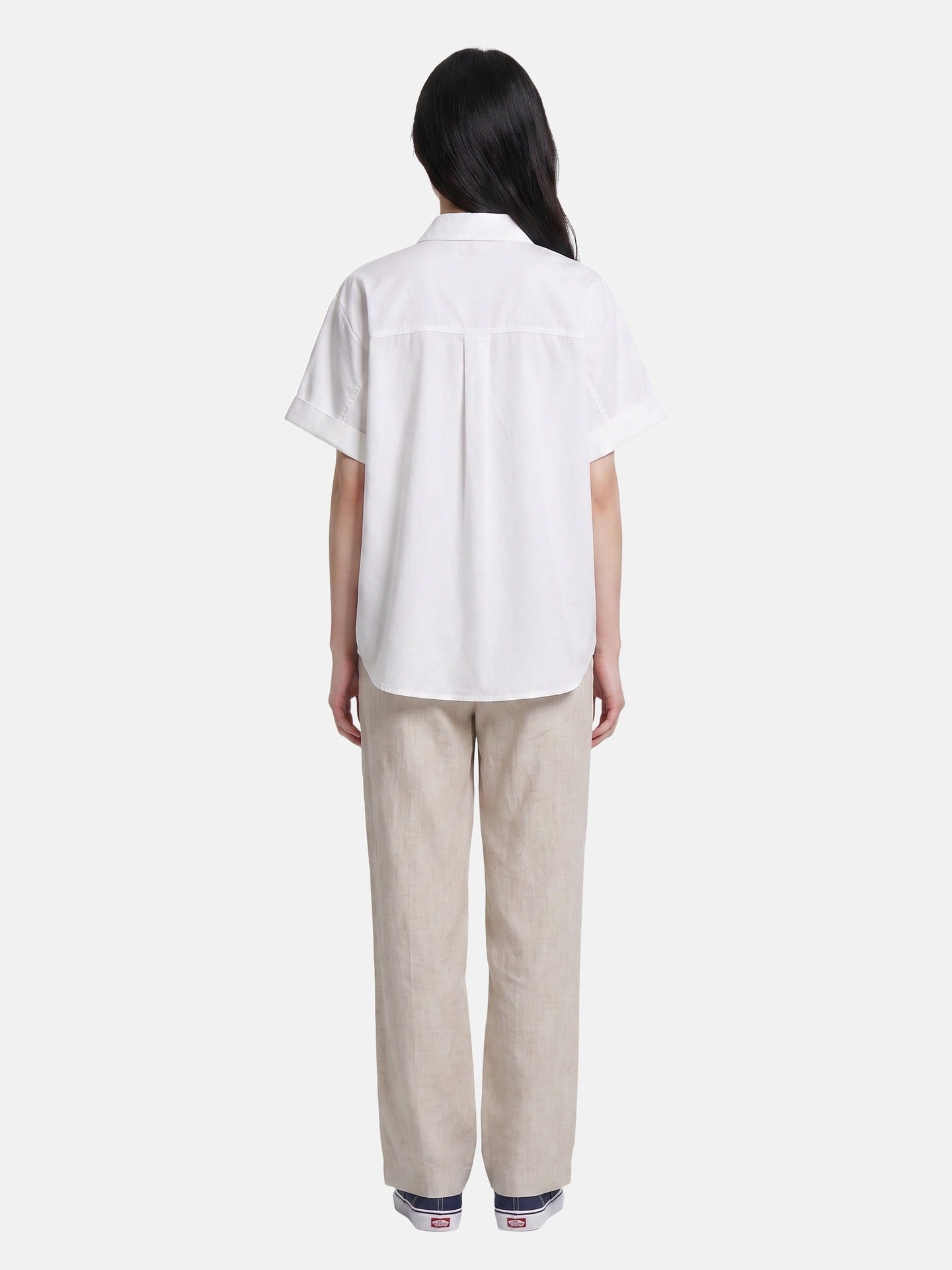 Blusa in Lyocell Panna
