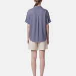 Blusa in Lyocell Blu Jeans