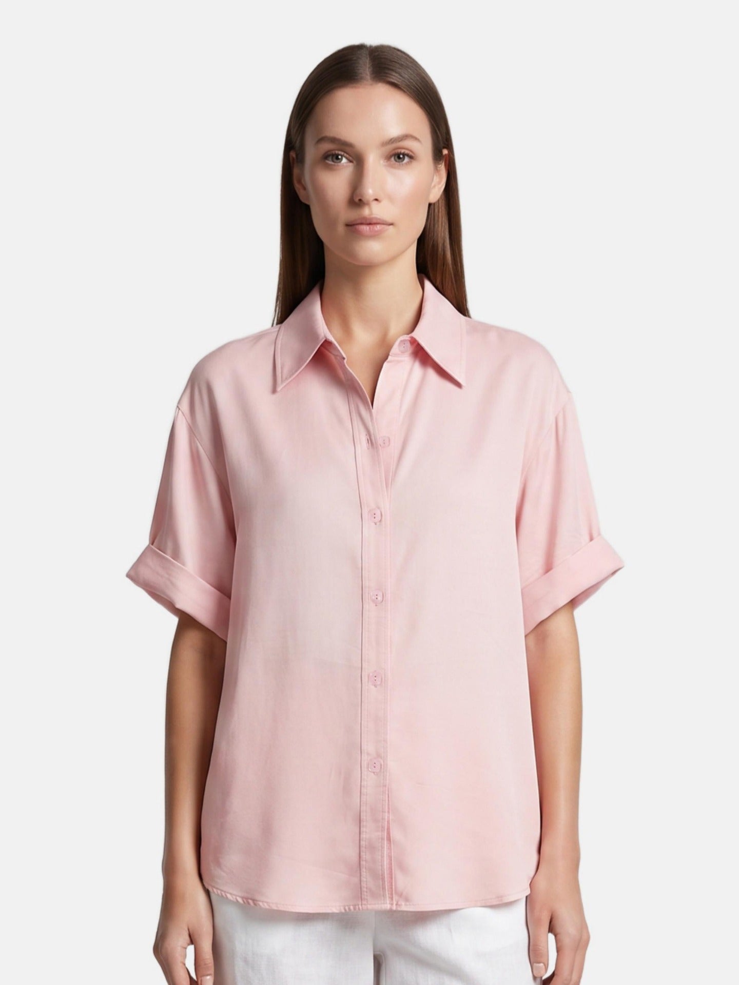Blusa in Lyocell Rosa