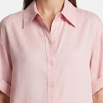 Blusa in Lyocell Rosa