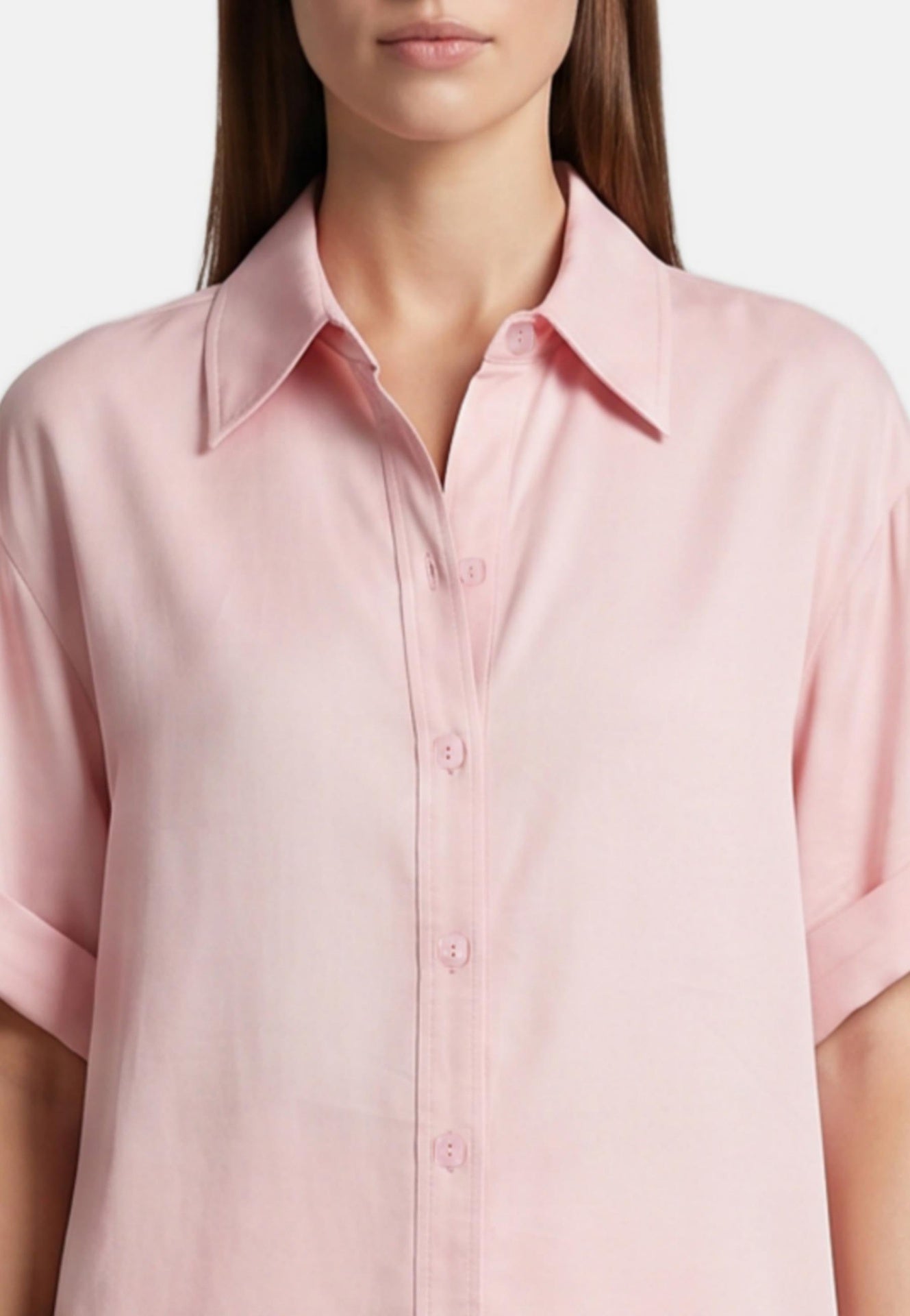 Blusa in Lyocell Rosa