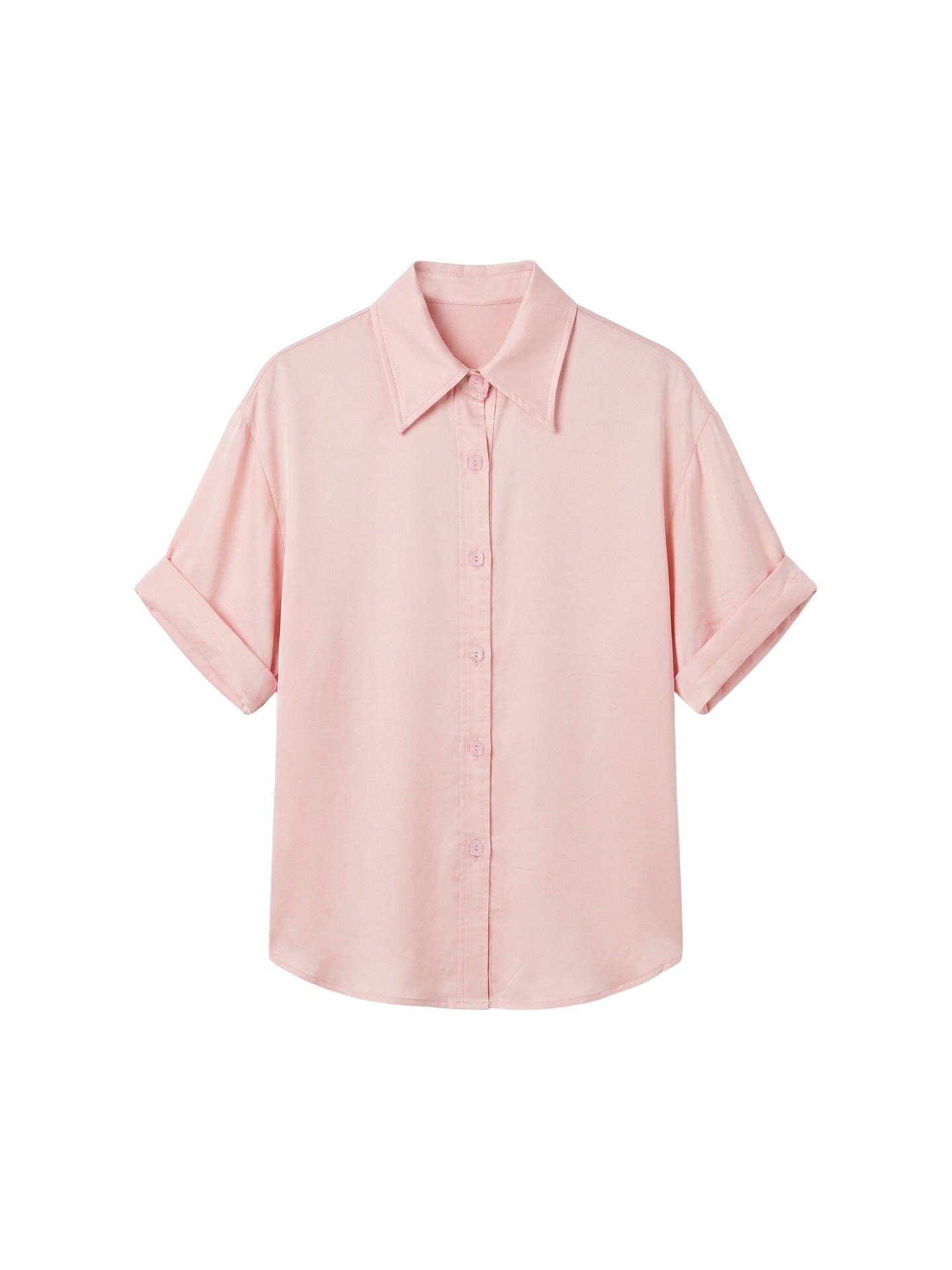 Blusa in Lyocell Rosa