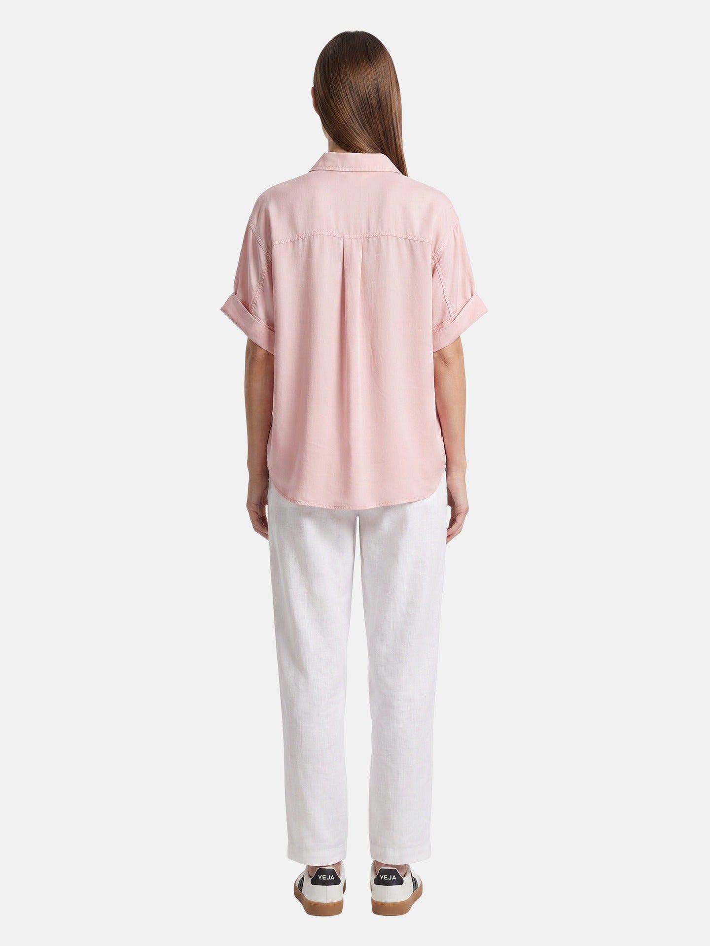 Blusa in Lyocell Rosa