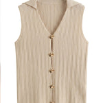 Top in 100% Viscosa Beige