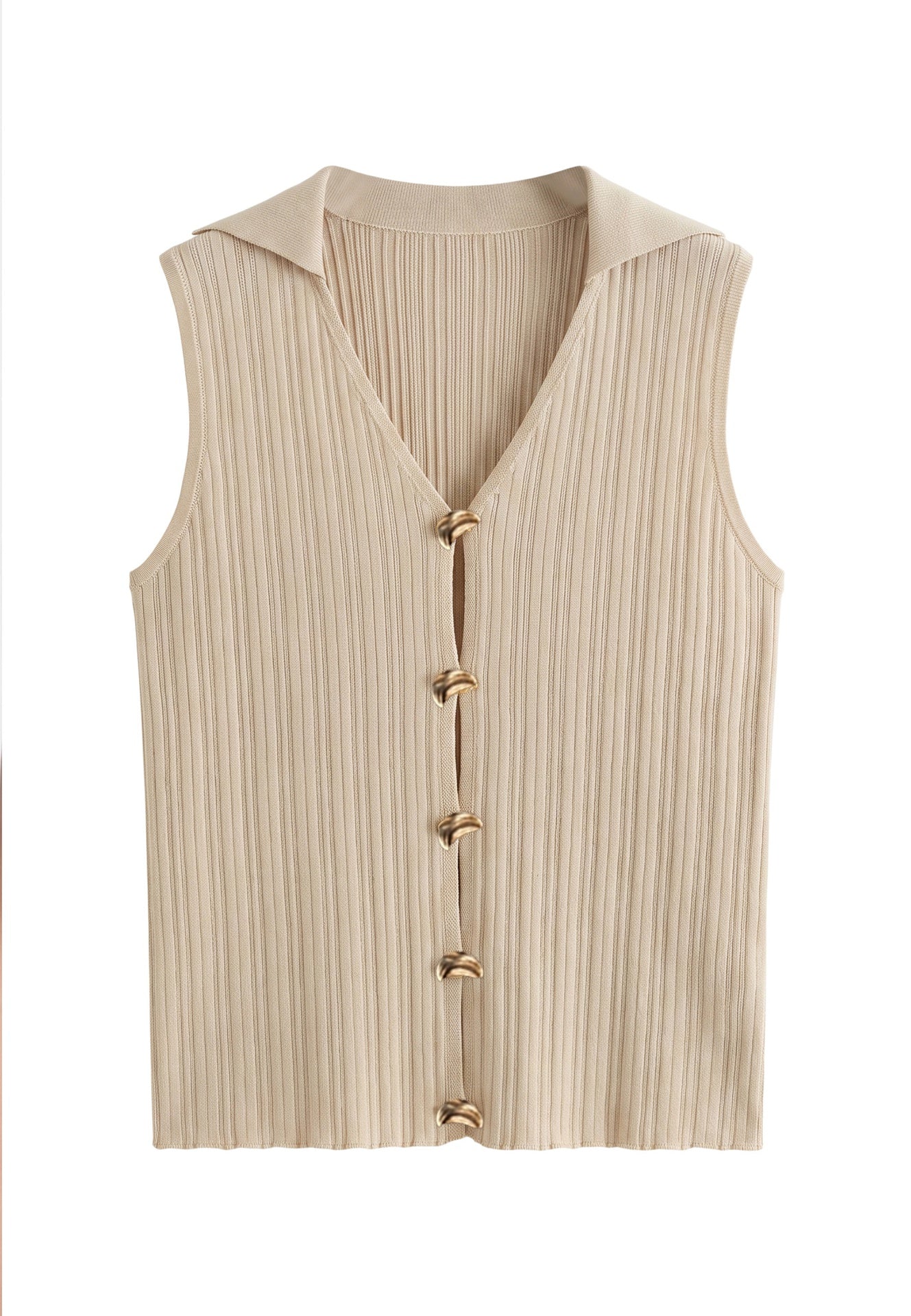 Top in 100% Viscosa Beige