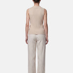 Top in 100% Viscosa Beige