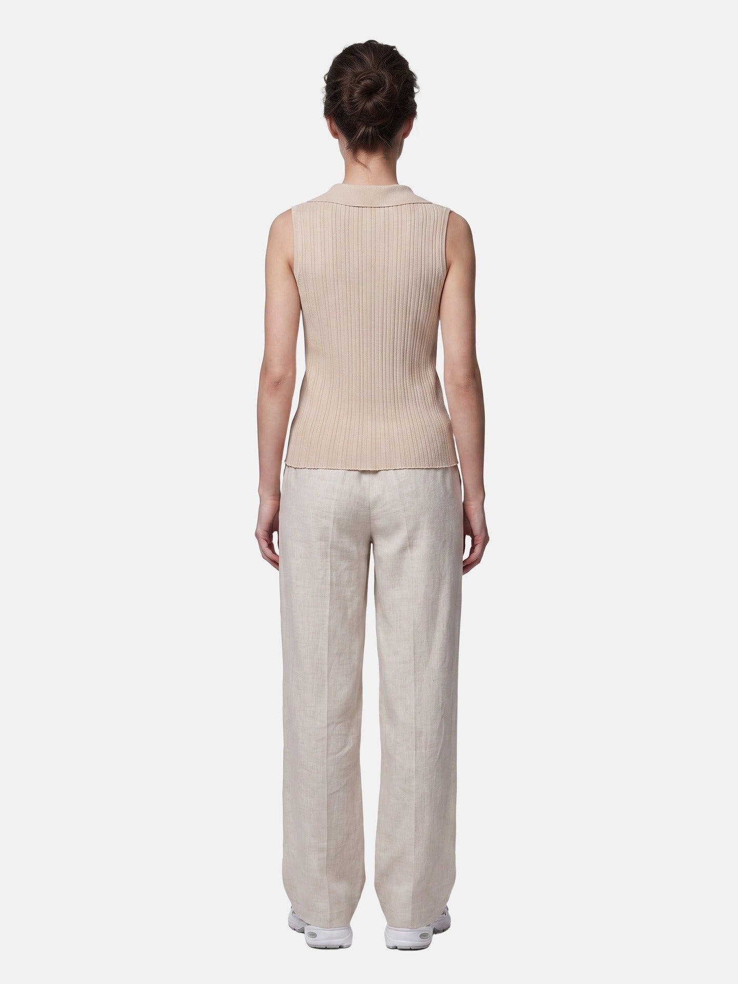 Top in 100% Viscosa Beige