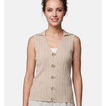 Top in 100% Viscosa Beige