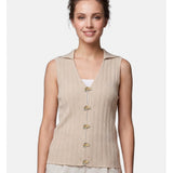 Top in 100% Viscosa Beige