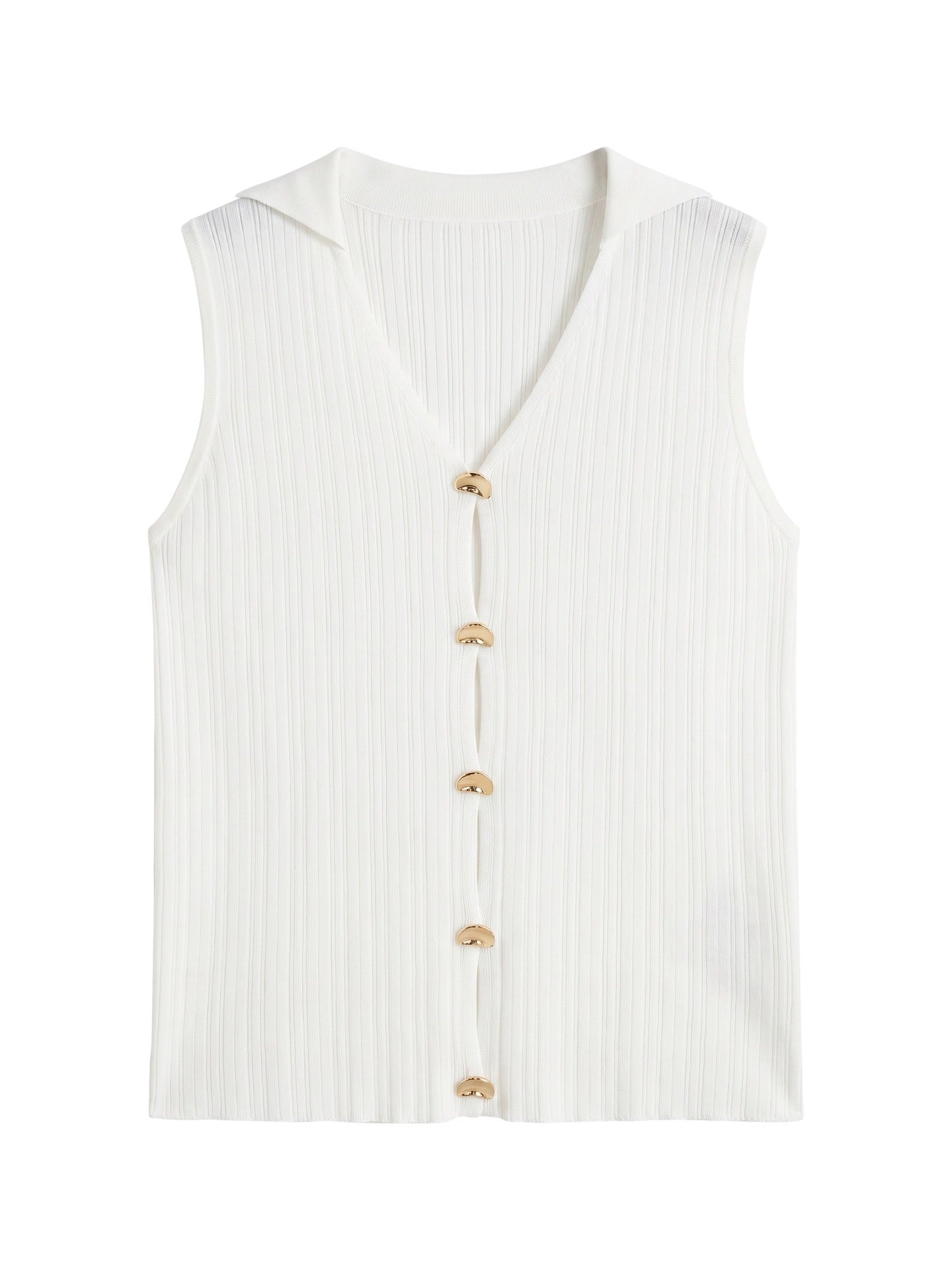 Top in 100% Viscosa Bianco