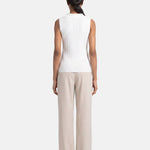 Top in 100% Viscosa Bianco