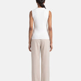Top in 100% Viscosa Bianco