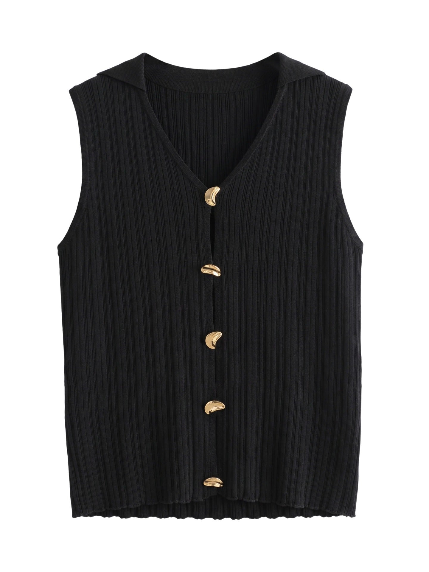 Top in 100% Viscosa Nero