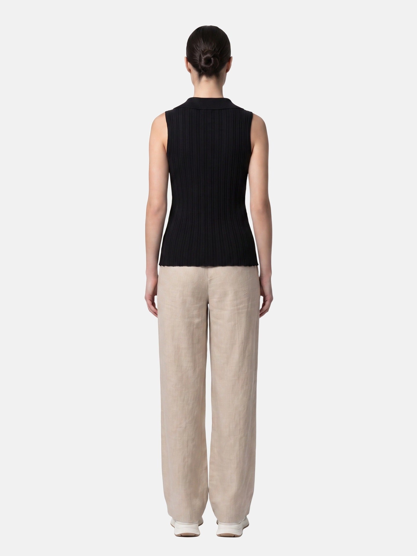 Top in 100% Viscosa Nero