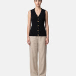 Top in 100% Viscosa Nero