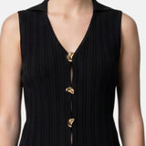 Top in 100% Viscosa Nero