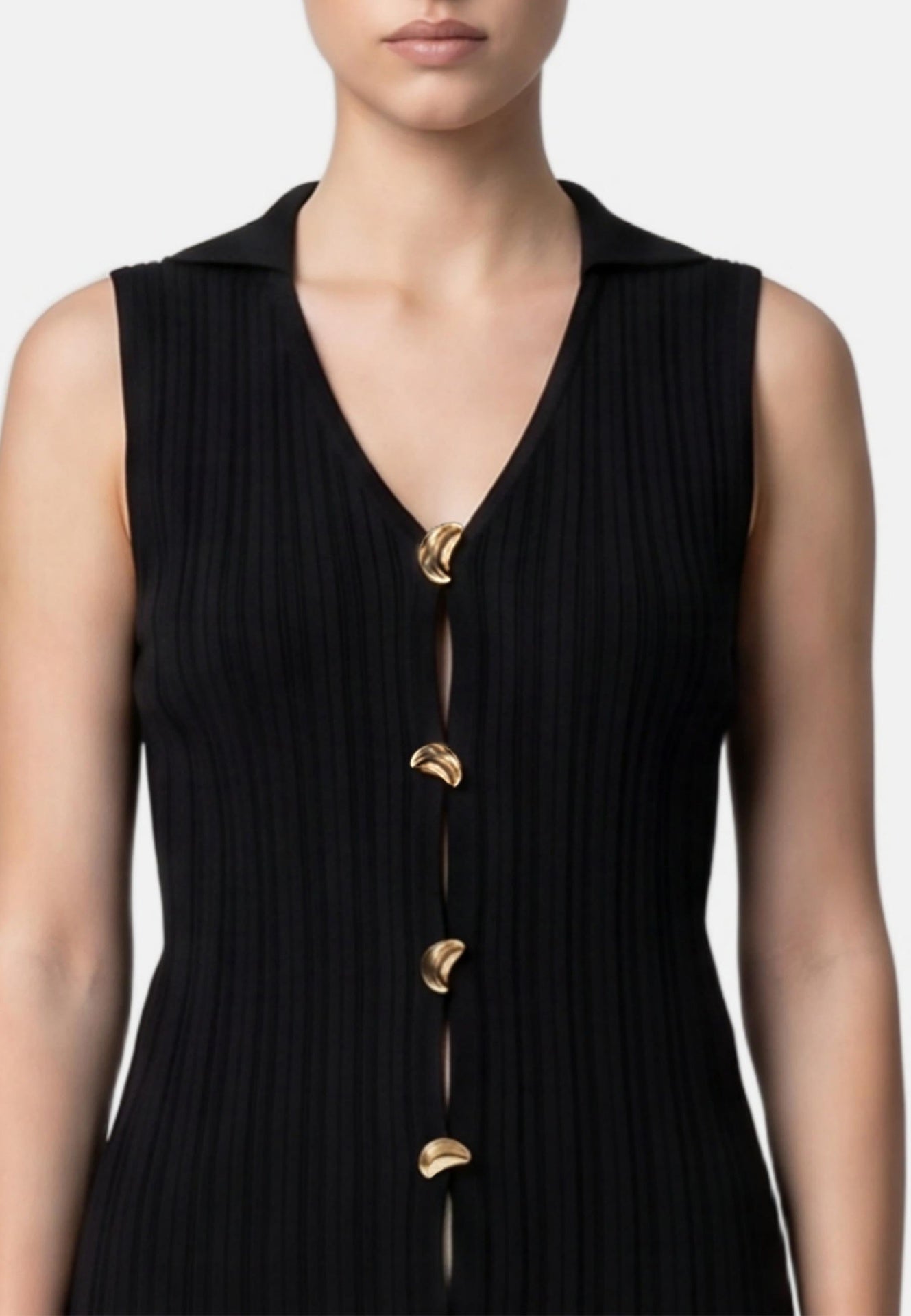 Top in 100% Viscosa Nero