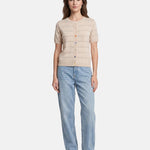 Blusa in Viscosa Beige