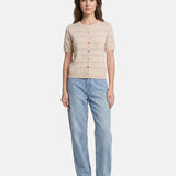 Blusa in Viscosa Beige
