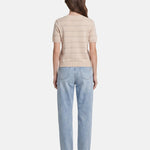 Blusa in Viscosa Beige