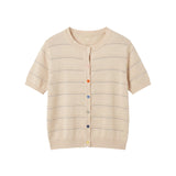 Blusa in Viscosa Beige