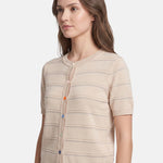 Blusa in Viscosa Beige